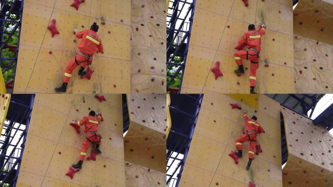 消防攀岩训练