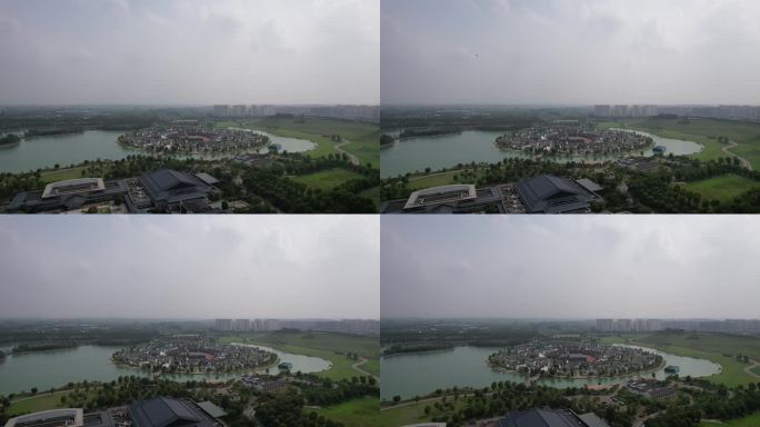 中国蚌埠古民居博览园航拍 (17)
