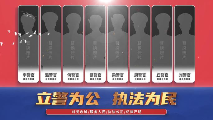 【公安警察]】人民荣誉图文展示