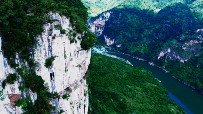 4k 航拍大好山河河流