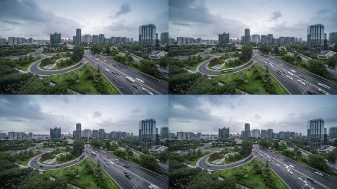北京三元桥延时摄影