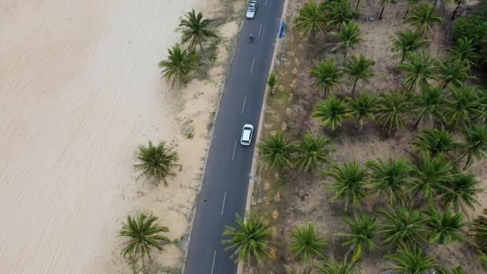 海南 三亚 万宁 石梅湾 海边开车 道路