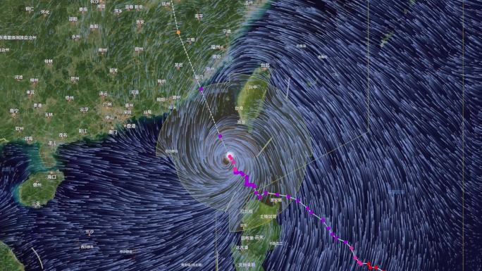 2023年超强台风杜苏芮风力卫星云图