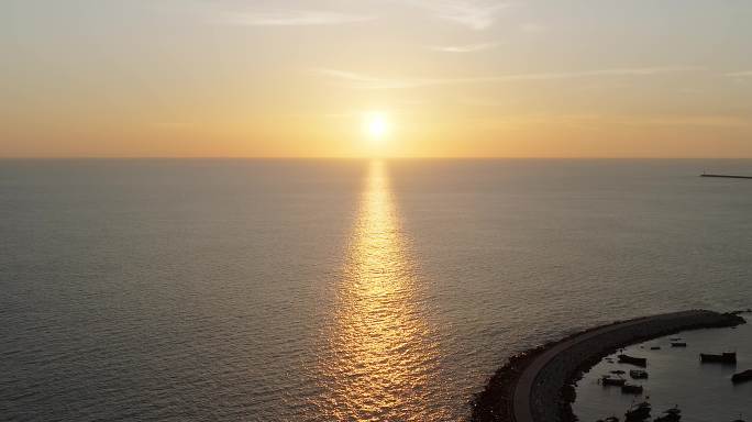 海边夕阳日落