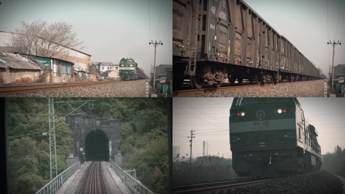 绿皮火车铁路视频合集