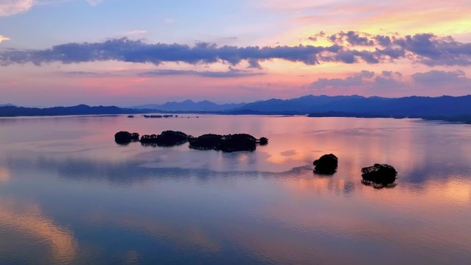 杭州千岛湖日出