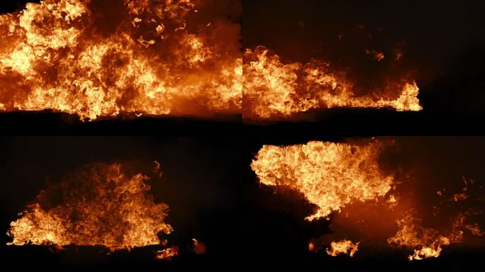 2K汹涌燃烧火焰火场（带Alpha）