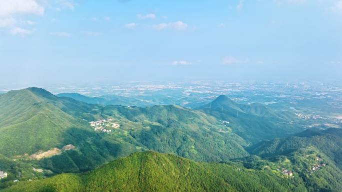 大美金华日夜景延时航拍