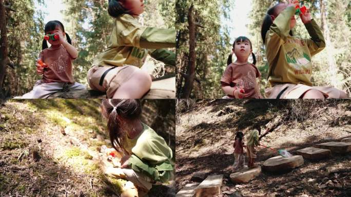 【4K】原创小朋友森林探险