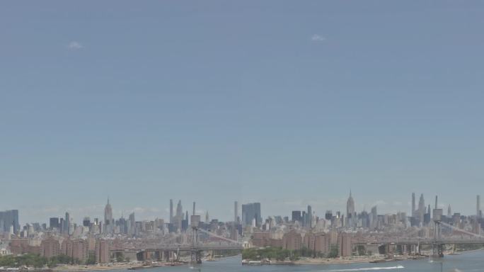 坐落在东河这个风景如画的社区提供了标志性的曼哈顿天际线横跨水面的壮丽景色