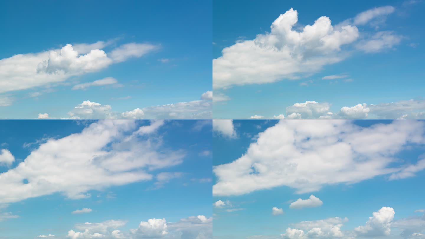 【4K】蓝天白云实拍1