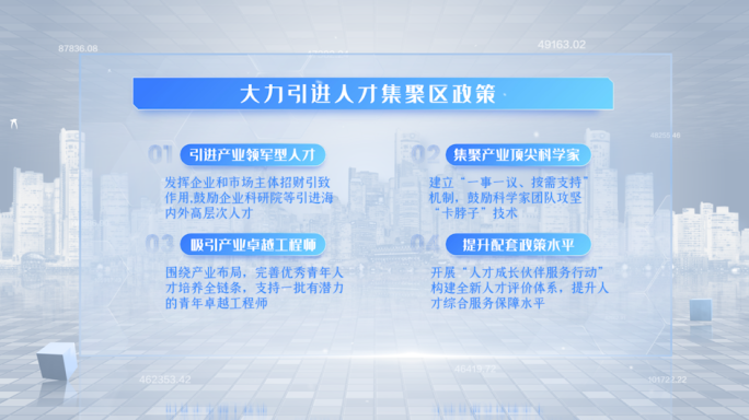 简洁大气政策文字
