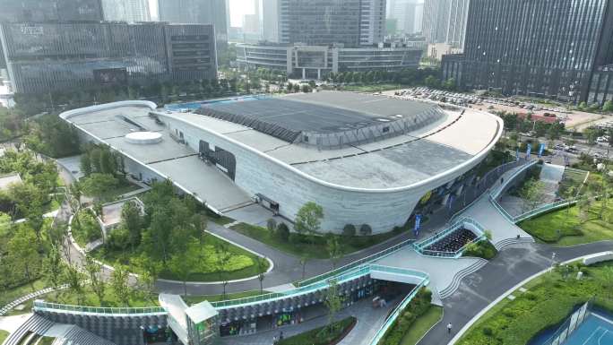 郑东新区市民体育公园4K航拍