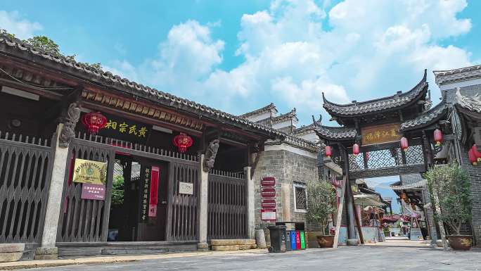 安义古村黄氏宗祠（延时）