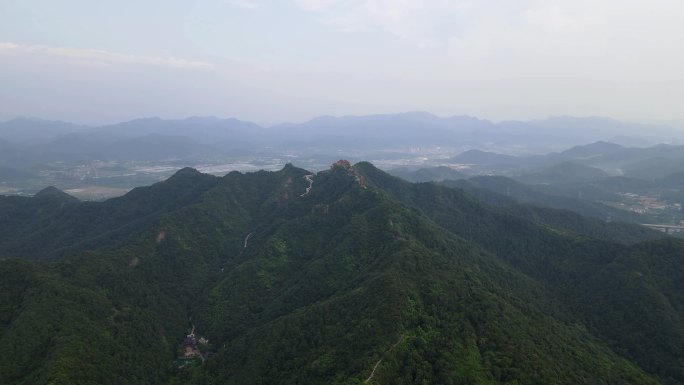 绍兴会稽山香炉峰航拍