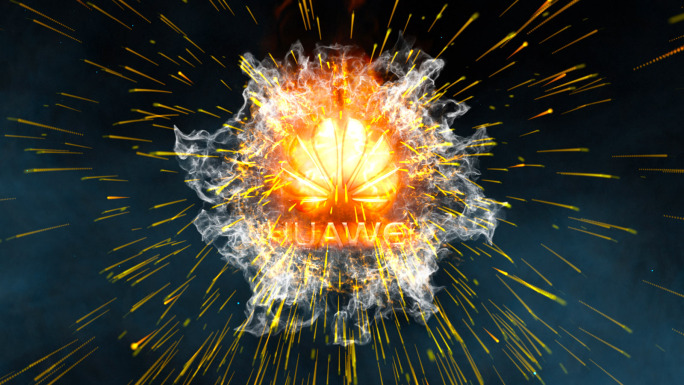 爆炸火焰金属logo演绎