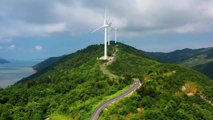 浙江玉环大麦屿，台州1号公路，网红公路