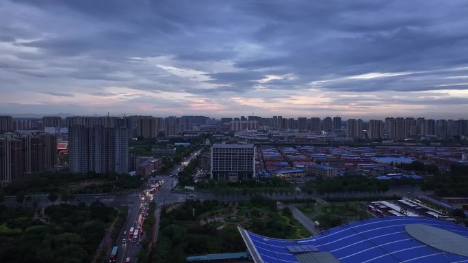 4k航拍高空雨后云层