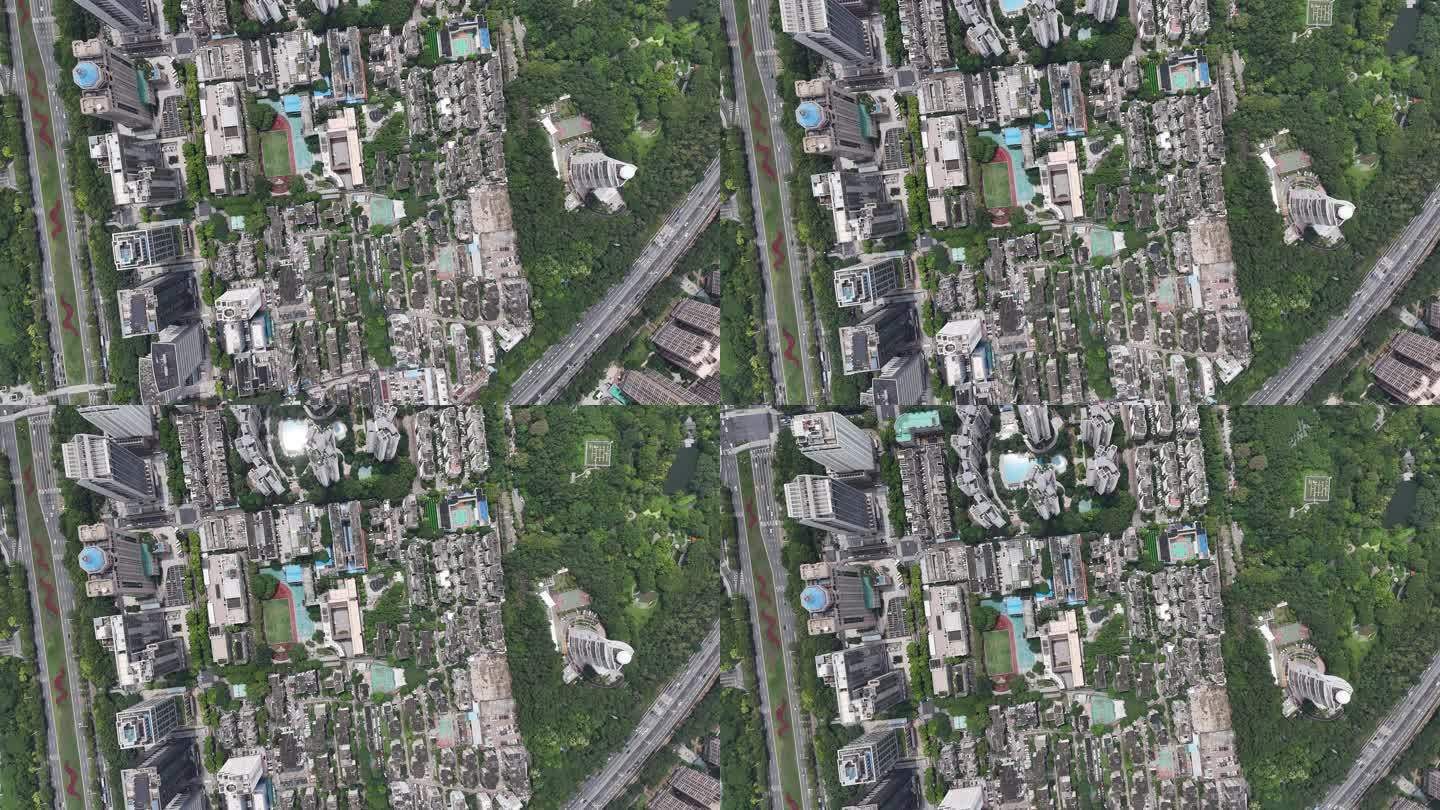 【正版】4K深圳城市建筑城中村航拍延时