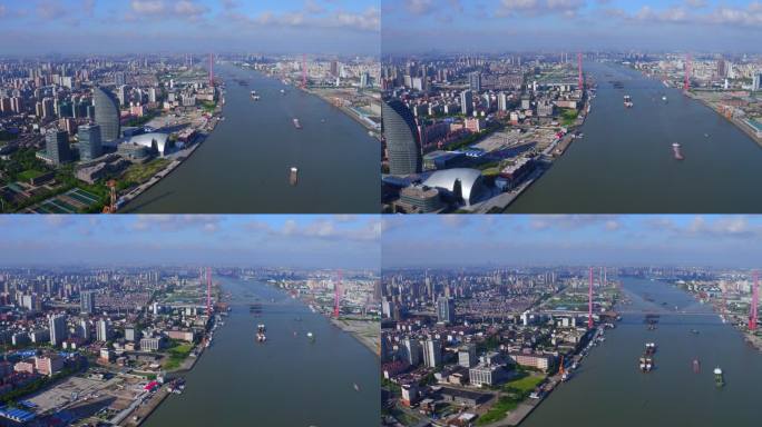 上海杨浦大桥东方渔人码头