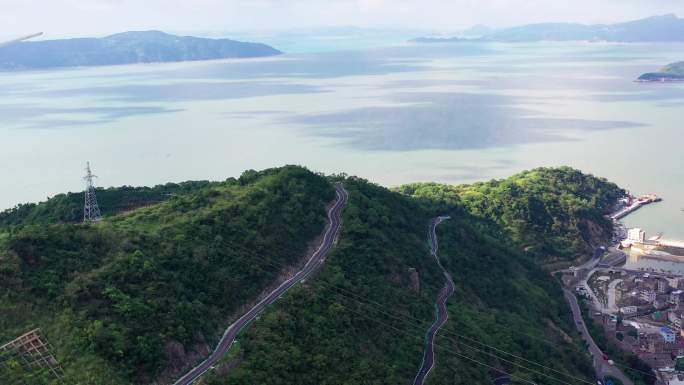 浙江玉环大麦屿，台州1号公路，网红公路