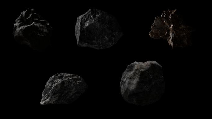 5组陨石（带通道）