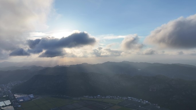 台州温岭箬横云海航拍