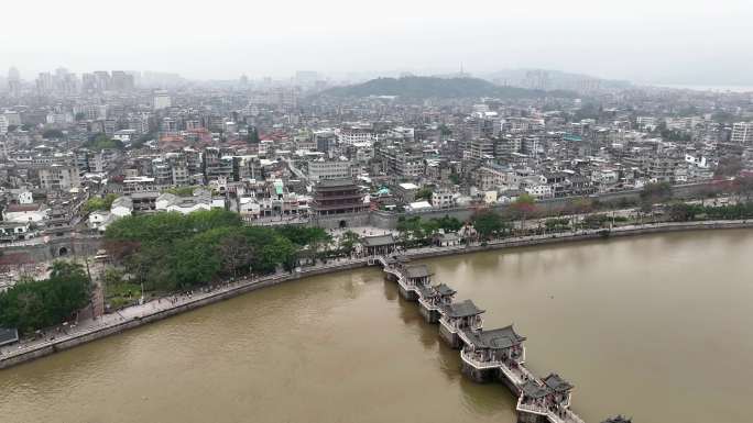 潮州广济桥4K航拍