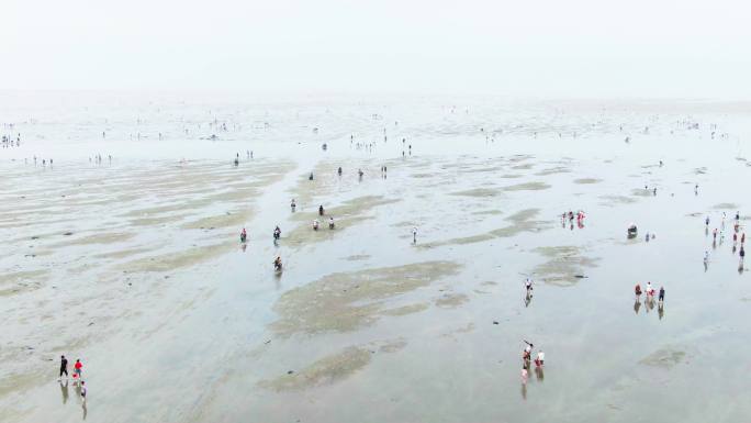 北海赶海银沙滩旅游