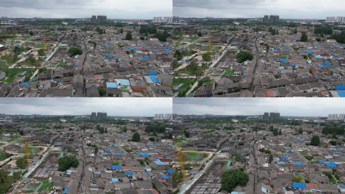 江苏淮安河下古镇5A景区航拍