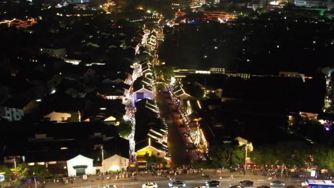 苏州七里山塘夜景