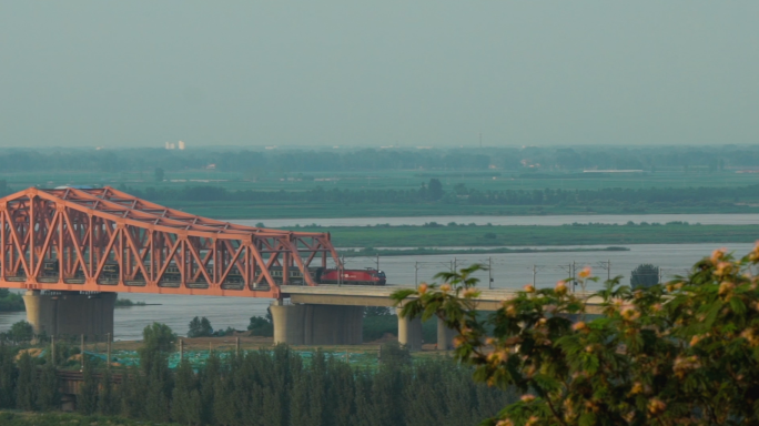 黄河铁路大桥实拍