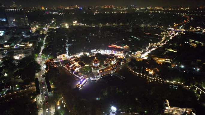 苏州七里山塘夜景