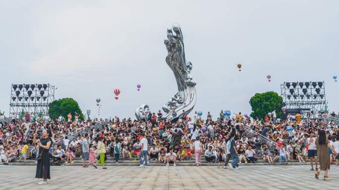 九龙湖喷泉广场