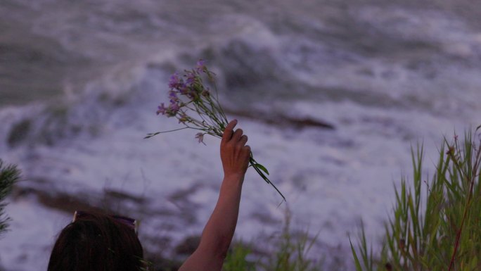 大海女生 勿忘我 情人节