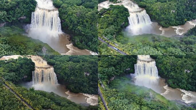 航拍贵州5A级国家景区黄果树大瀑布合集