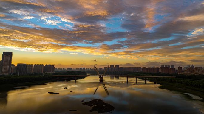 沈阳三好桥夕阳延时