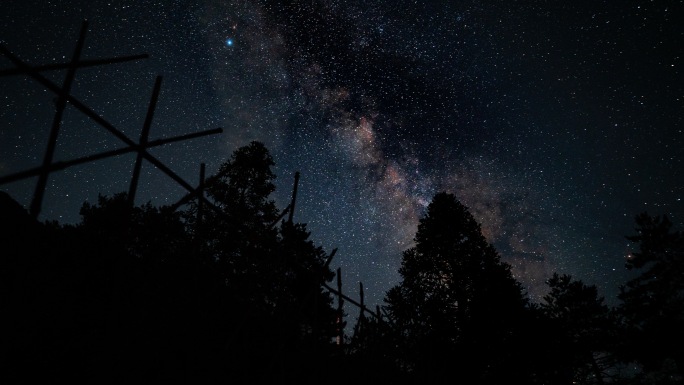 【4K】武夷山桐木关英仙座流星银河星空