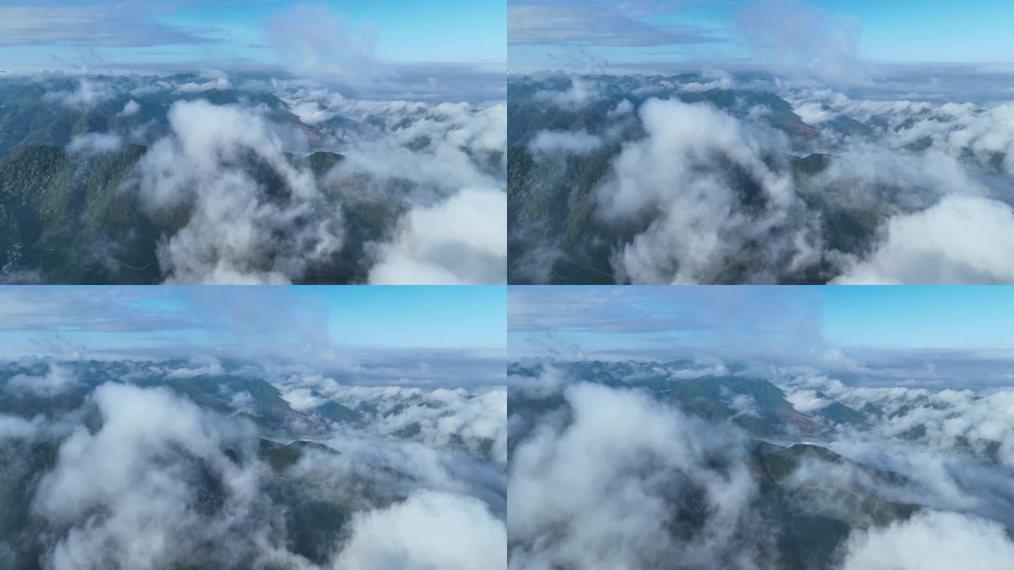 云上俯瞰山脉 25秒