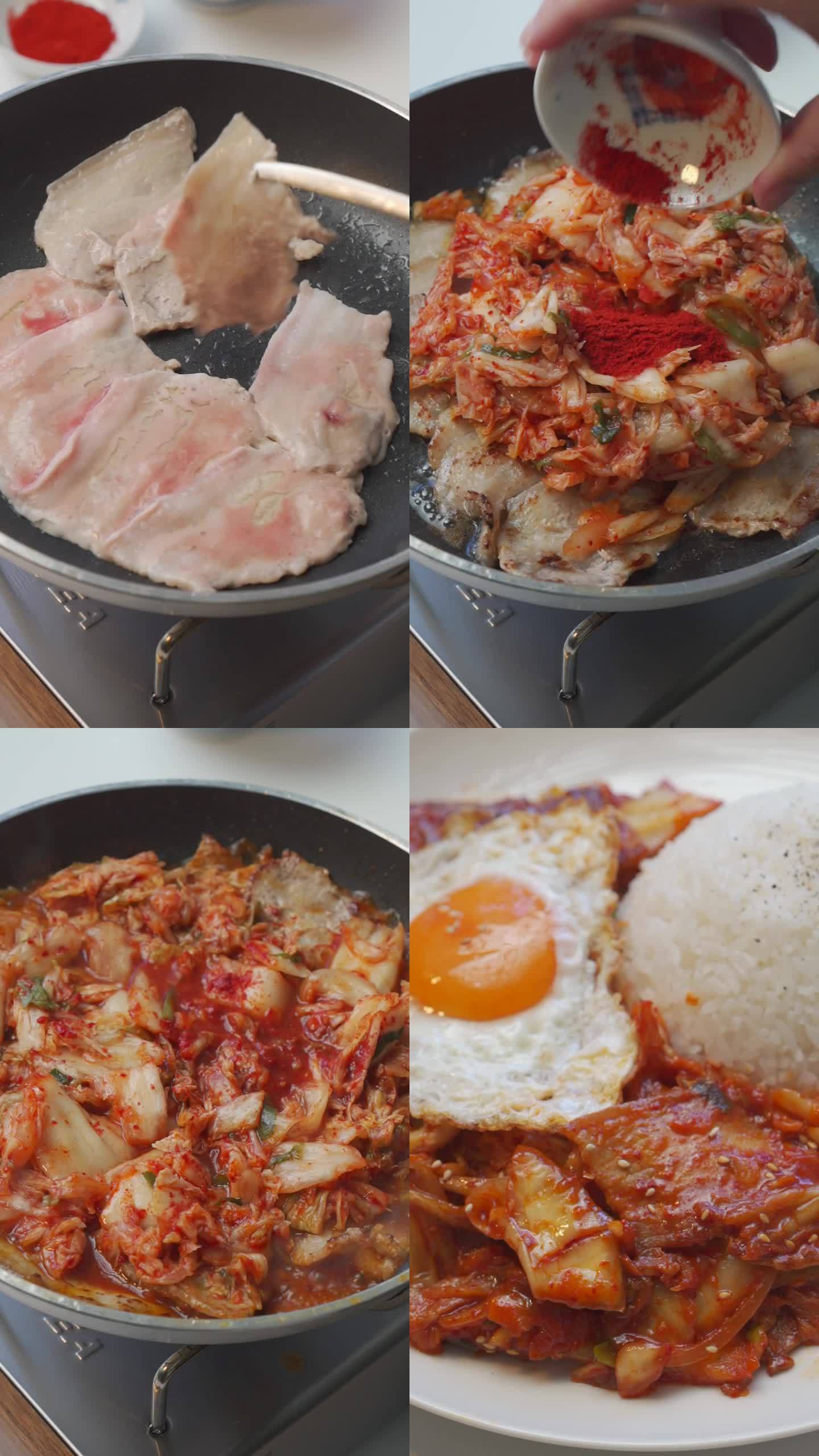 辣白菜五花肉溏心蛋韩式美食