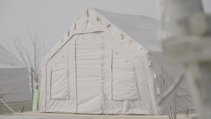 4k露营帐篷拍摄空镜头