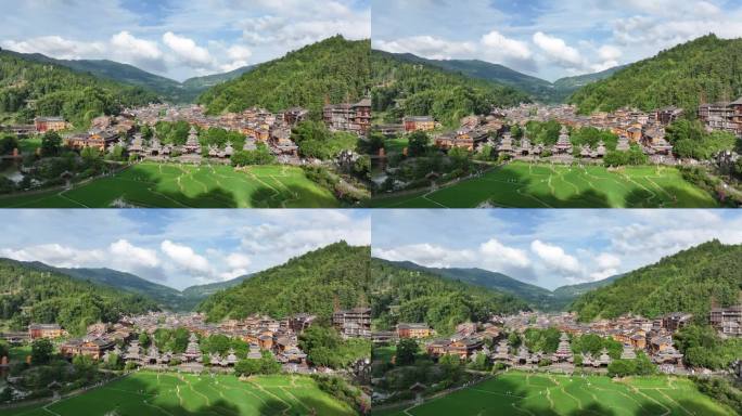 贵州肇兴侗寨乡村旅游盛况