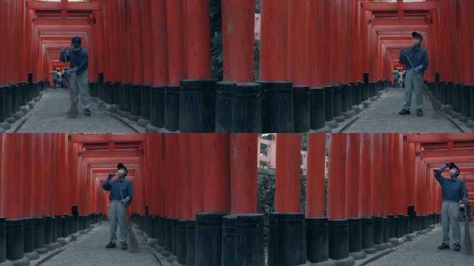 【4K】日本伏见稻荷神社千本鸟居4