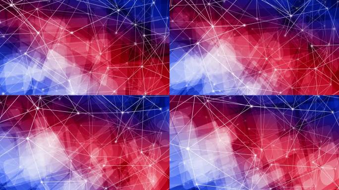 探索分子的视觉连通性和线条的几何图案的网格。重新定义抽象，通过连接线揭示视觉效果的现代概念