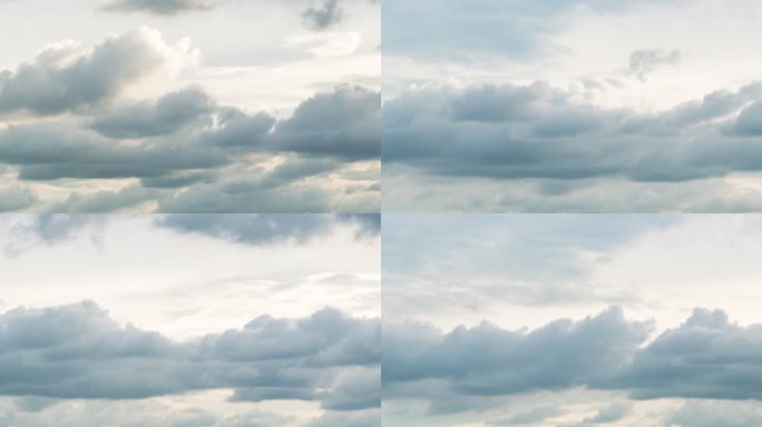 超宽屏天空云彩变化乌云过境