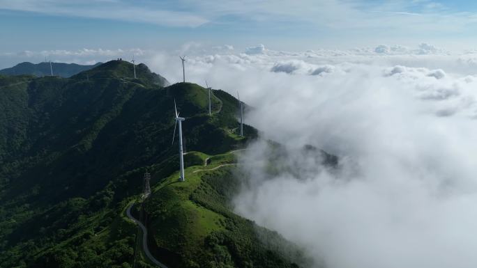 广东 云浮 新兴风车山 云海