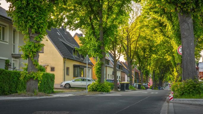德国的半独立式住宅住宅区