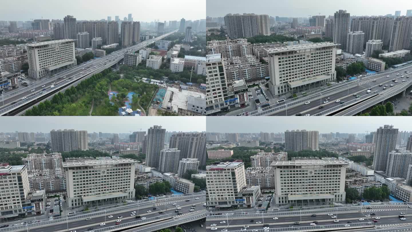 河南省农业农村厅大楼4K航拍