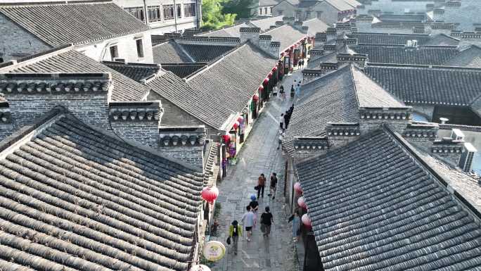 镇江西津渡古街街景宣传片素材