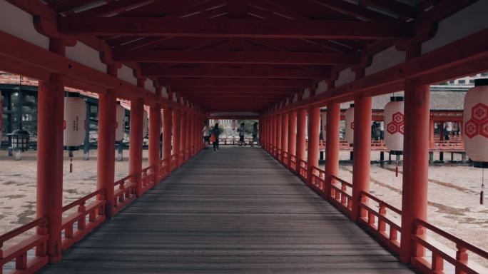 【4K】宫岛神社水上走廊